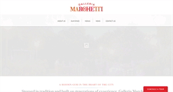 Desktop Screenshot of galleriamarchetti.com